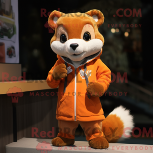 Orange Marten mascot...