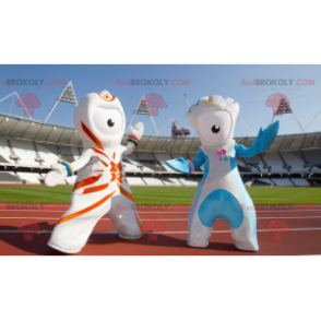 2 alien mascots from the 2012 Olympic Games - Redbrokoly.com