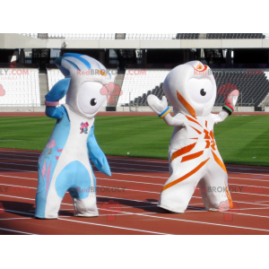2 buitenaardse mascottes van de Olympische Spelen van 2012 -