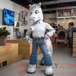 Grey Mare maskot kostume...