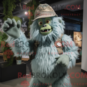 Forest Green Yeti mascot...