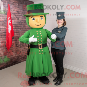 Zielona maska żołnierza...