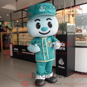 Disfraz de mascota Teal Dim...