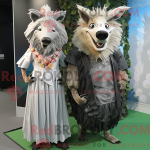 Sølv vildsvin maskot...
