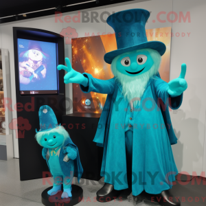 Turquoise Witch mascot...