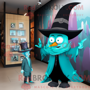Turkis heks maskot kostume...