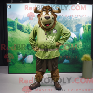 Olive Minotaur mascot...