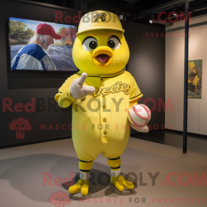 Personaggio mascotte giallo...
