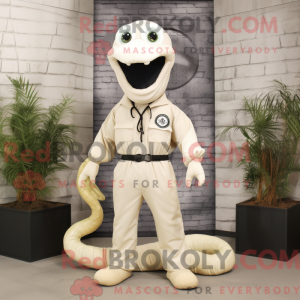 Cream Hydra maskot kostume...