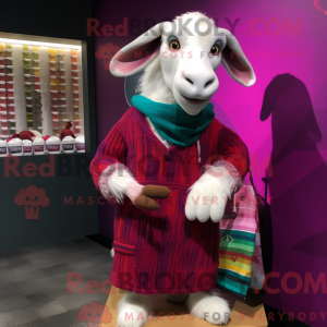 Magenta Boer Goat máscara...