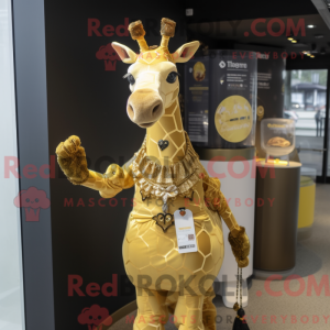 Máscara de girafa de...