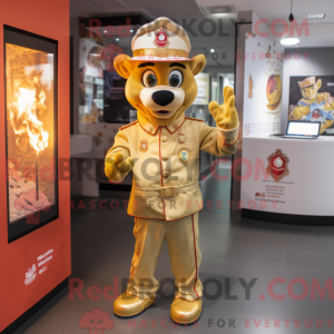 Personaggio mascotte Gold...