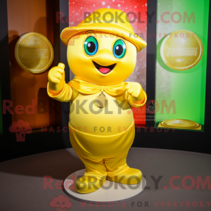 Yellow Pot Of Gold maskot...