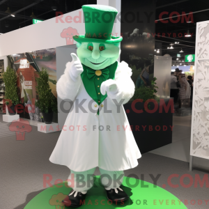 White Leprechaun mascot...