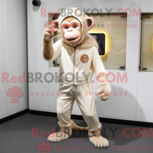 Cream Monkey maskot kostume...