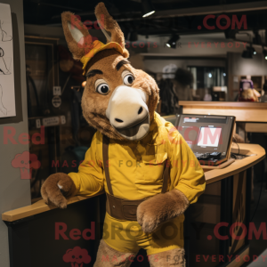 Personaggio mascotte asino...