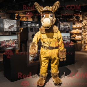 Personaggio mascotte asino...