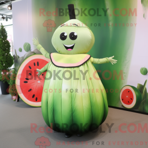 Oliven vannmelon maskot...