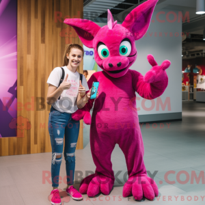 Disfraz de mascota Magenta...