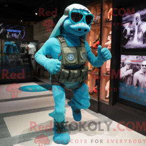 Turkis Marine Recon maskot...