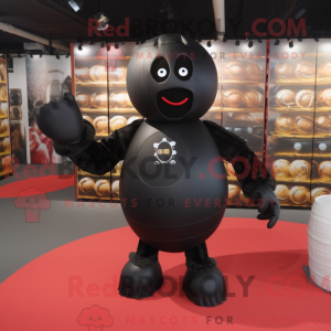 Personaggio mascotte Black...