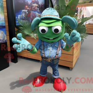 Green Hermit Crab mascot...