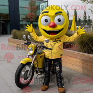 Gul Ceviche maskot kostume...