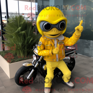 Yellow Ceviche mascot...
