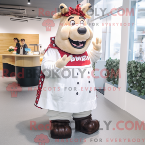 Bøf maskot kostume karakter...
