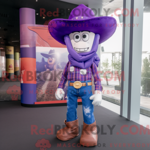 Postava maskota Purple...