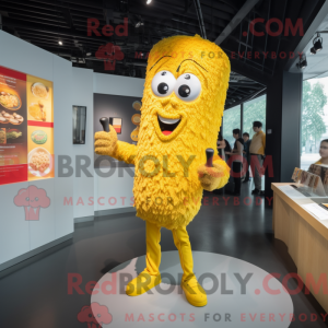 Personaggio mascotte giallo...