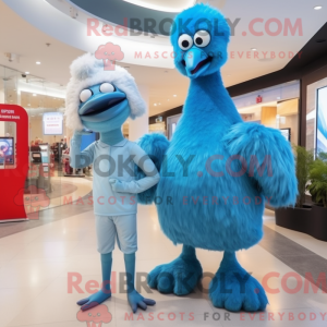 Disfraz de mascota Sky Blue...