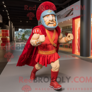 Maskotdraktfigur Red Roman...