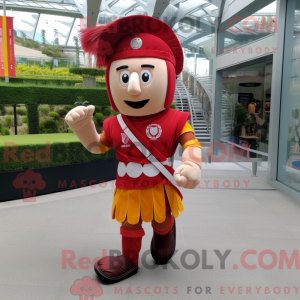 Maskotdraktfigur Red Roman...
