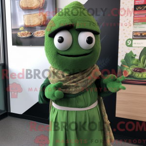 Disfraz de mascota falafel...