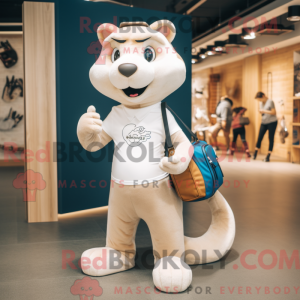 Beżowa maskotka Weasel...