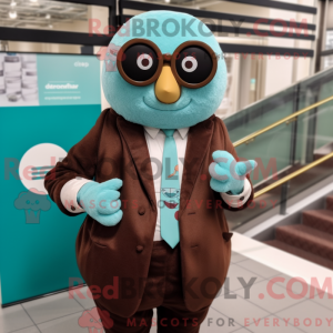Disfraz de mascota de Teal...