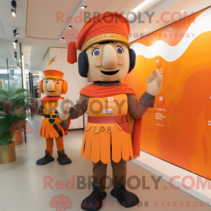 Orange romersk soldat...