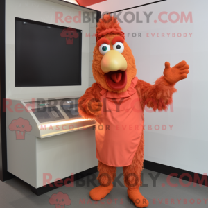 Tan Chicken Parmesan mascot...