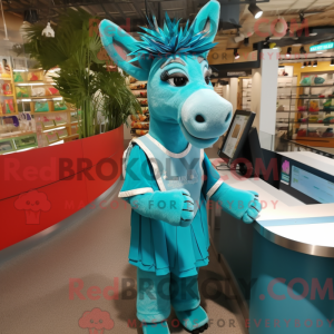 Disfraz de mascota burro...