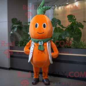 Orange Beet maskot drakt...