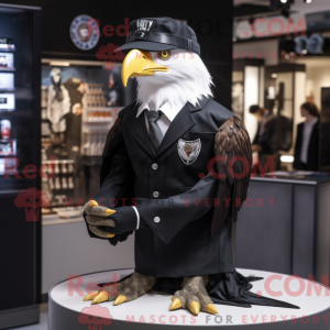 Black Bald Eagle maskot...