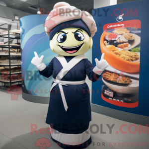 Navy Sushi maskot kostume...