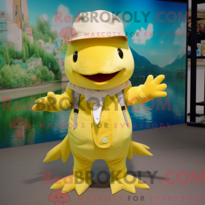 Disfraz de mascota Axolotl...