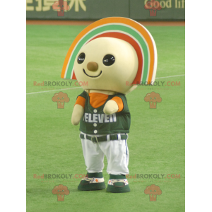 Mascotte de bonhomme coloré de 7 Eleven - Redbrokoly.com