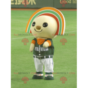 Mascotte de bonhomme coloré de 7 Eleven - Redbrokoly.com