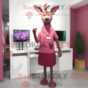 Magenta Roe Deer...