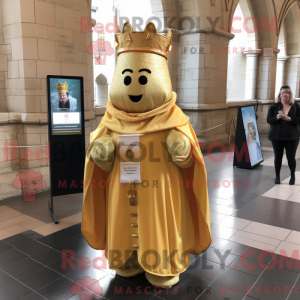 Goldenes Maskottchenkostüm...