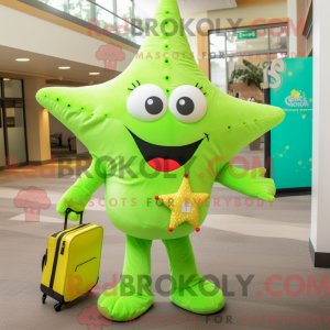 Lime Green Starfish...