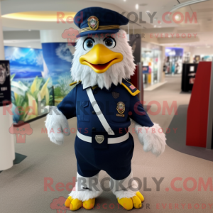 Navy kylling maskot kostyme...